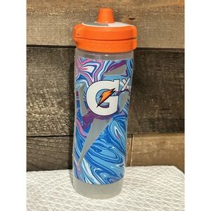 30 oz GX Water Bottle - Marble Blue‎ Gatorade Used